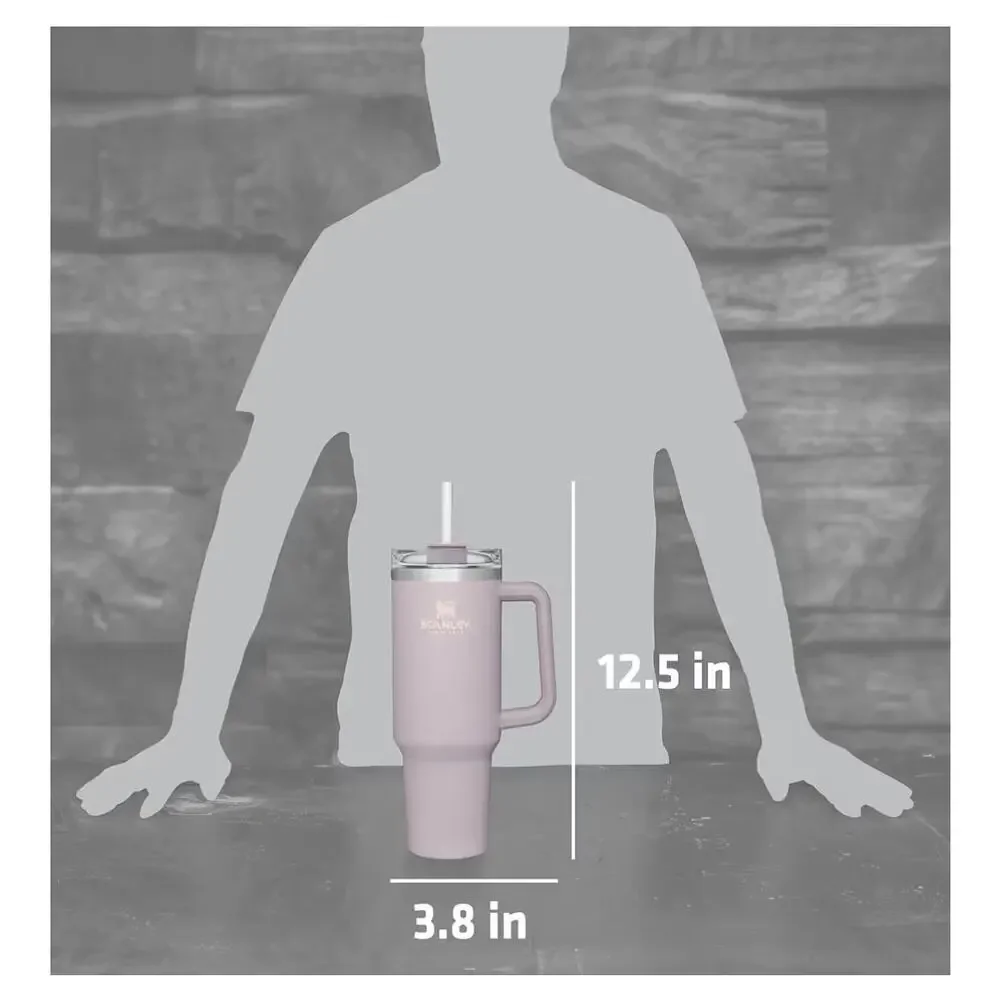 ABALONE Stanley Adventure Quencher Travel Tumbler 40 oz Light Purple Lavender - Picture 4 of 9